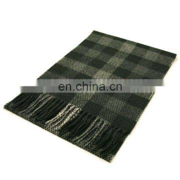 Fashional Pretty Soft Cozy Elegant Warm Popular Plaid Tatting Scarf photo-2