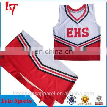 hot spandex cheerleading uniform Polyester sports cheerleading uniform Youth Cheerleading Uniform