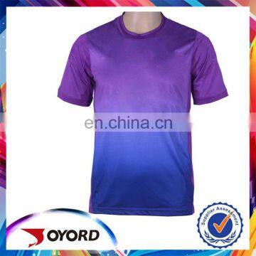 No-fading unisex plain sample football jersey