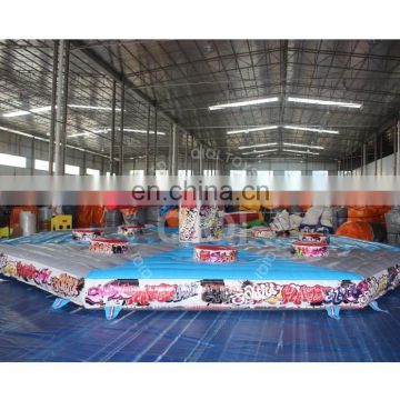 Popular meltdown game/inflatable wipeout course inflatable sport games