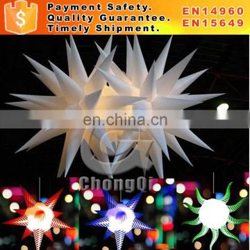 Cheap decoration inflatable light star inflatable stars inflatable light column