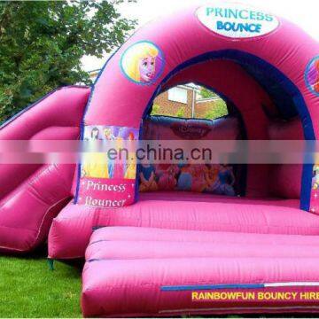 Inflatable pink backyard combo