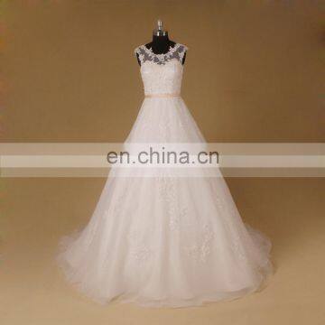 Lace Ivory happy chubby wedding dress