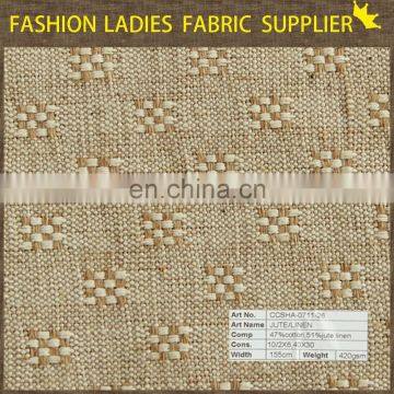 New designed 155cm jute linen,420gsm jute linen fabric