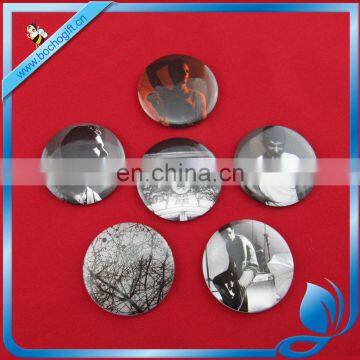 Promotional Tin Button Badge with safety pin