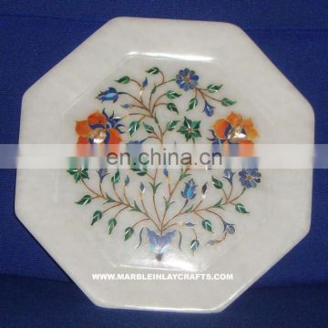 Decorative Marble Inlay Plate