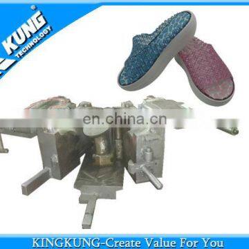 Durable PVC airblowing+crystal slipper mould/PVC airblowing slipper mould