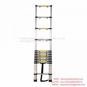 3.8m Aluminum Telescopic Ladder With Finger Gap