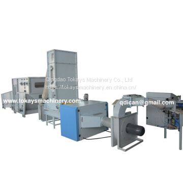 Automatic polyester fiber pillow cushion filling machine stuffing machine