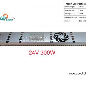 24V 300W LED  LIGHT BOX BUILT-IN SWITCHING  POWER SUPPLY