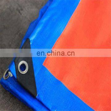 180gsm Light Weight Bule Orange PE Polyethylene HDPE Plastic Tarpaulin