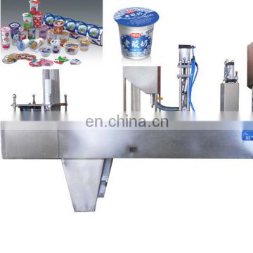 Automatic Yogurt Cup Filling and Sealing Machine