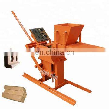 manual interlocking handmade red brick making machine