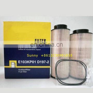 Manufacturer fuel filter E103KP01 D197-2 1865227 for truck