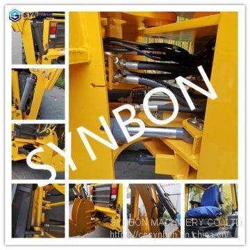 SYNBON New Backhoe Loader Hydraulic Front Shovel Excavator Construction Machinery Wheel Loader Excavator SY746A