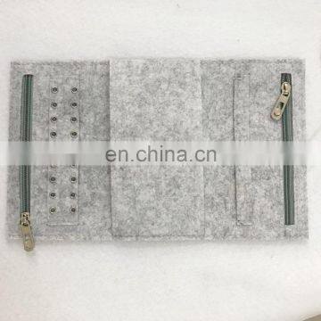 Simple Felt Purse Coin Money Case Holder Bag photo-4