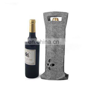 Wholesale Red Felt Wine Bag With Handle For Christmas