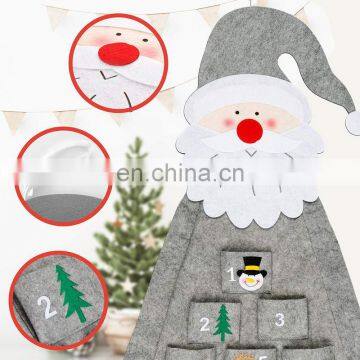 China Factory Promotion Crafts Felt Christmas Advent Calendar photo-4