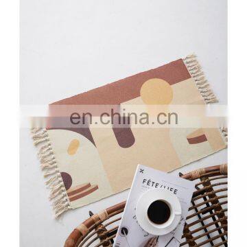 RAWHOUSE Amazon Cheap Mat Woven Cotton Printed Rug Carpet for Living Room and Bedroom photo-6