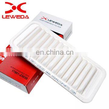 Auto air filter element 17801-23030 automotive air filter for Yaris