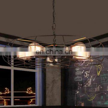 Colorful Chandelier With Ceiling Fan Crystal Pendant Lamp photo-7