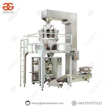 Coffee Bean Packaging Machine Plastic Bags Multihead Weigher