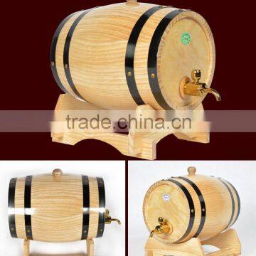 FSC Certified Custom Logo and Color Wooden Wine Barrel