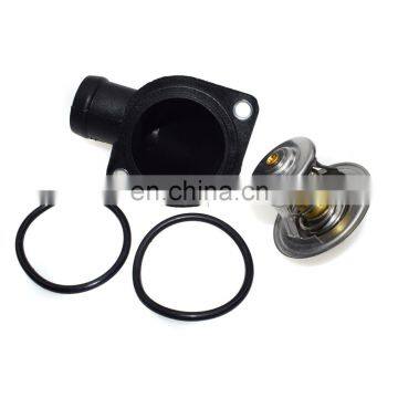 Engine Coolant Thermostat & Housing Set 044121113 055121121F for Audi 80 90 A2 A3 For VW Beetle Golf Passat Seat Skoda