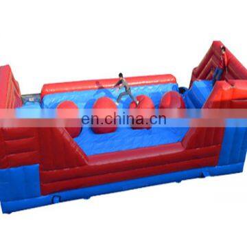 Sports adventure Inflatable wipe out obstacle course big ball game