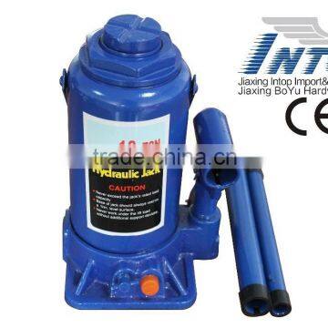 Hydraulic bottle jack with safety valve 12T CE jack