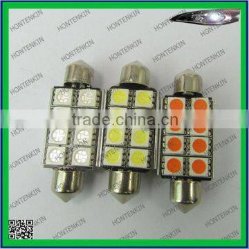 Super bright 8smd festoon error free car led lamp Canbus reading lamp