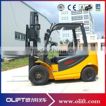 3000kg Four-Wheel Cheap DC/AC Electric Forklift FB30                        
                                                                Most Popular