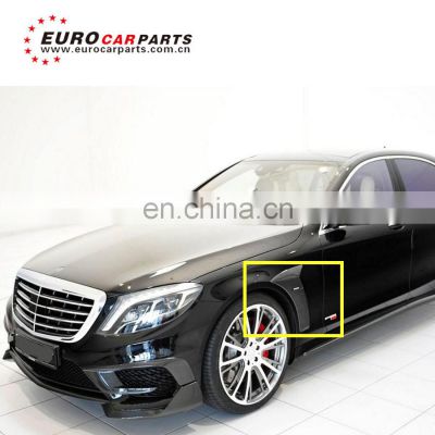 S CLASS W222 carbon finber fenders addon fit for S63 S65 B STYLE CARBON FIBER FENDERS AIR INTAKES