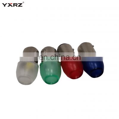 Colorful 12V strobe flash brake blink light lamp bay15d auto brake tail light motorcycle led steering bulb