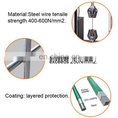 Green Color High Security Curved 358 Anti Climb Fence photo-4