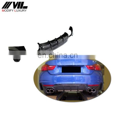 Carbon Fiber Auto 4 Series Rear Diffuser For BMW F32 MTECH