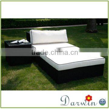 Modern Rattan Sun Lounger Sofa Set Living Room Furniture