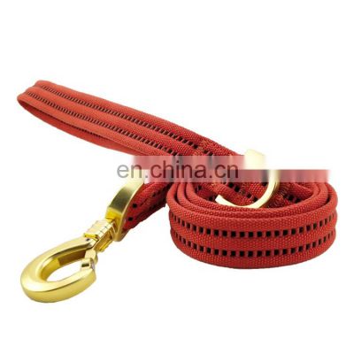 Factory price amazon hot selling dog walking leash with safe hook accept custom color cotton comfortable dog leash