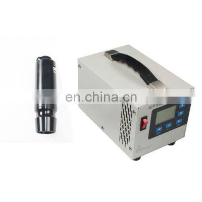 Handheld type high frequency 28khz 700-800w spot plastic ultrasonic fabric spot welding machine ultrasonic weld dual