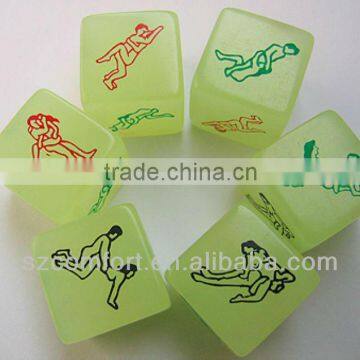 Promotional plastic dices