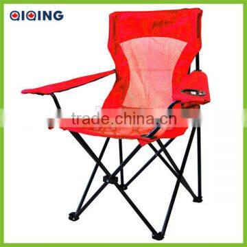 Red Folding Chair With Text In Middle HQ-1003F