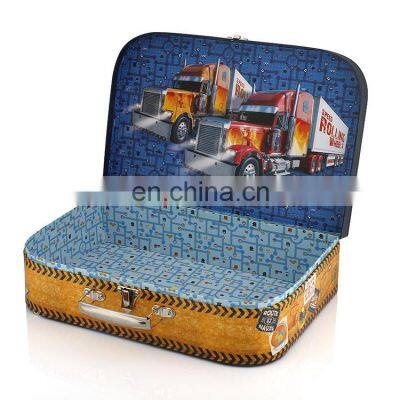 Gift & Craft Industrial Use and Coated Paper gift box Paper Type suitcase cardboard box