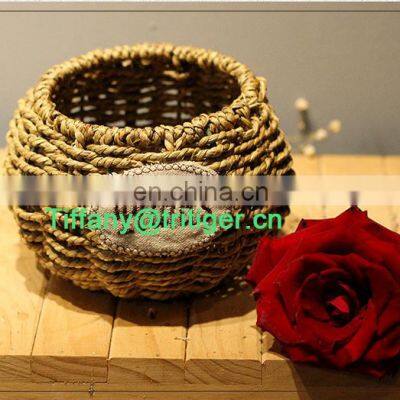Eco-friendly Corn Husk Woven Flowerpot photo-4