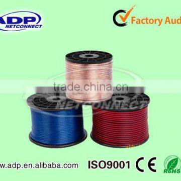 transparent speaker cable/speaker wire with high quality