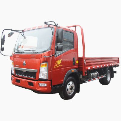 Three side drop Sinotruk howo 4x2 3ton howo cargo truck