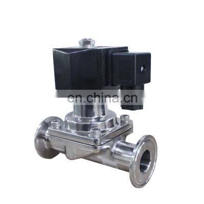 24VDC Stainless Steel Food Safe Sanitary Beer Solenoid Valve photo-3