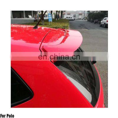 ABS Primer Painted Back Roof Spoiler For Polo 2010-2015 Rear spoiler