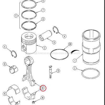 Cummins 6CT FLX3010 connecting rod 84145656