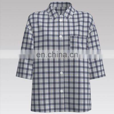 Hot Sale Cotton Polyester Yarn Dyed Seersucker Check Design photo-4
