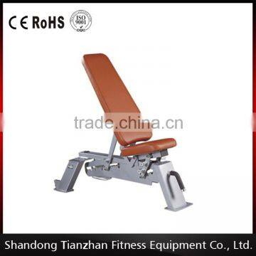 TZ-5047 CE ISO Approved Hammer Strength Machine/ 0-9 Adjustable Utility Bench/ Fitness Bench Machine